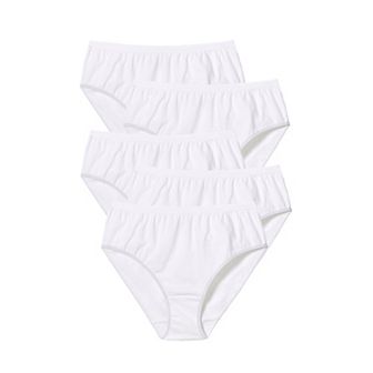 Comfort Choice Plus Size Hi-Cut Cotton Brief 5-Pack