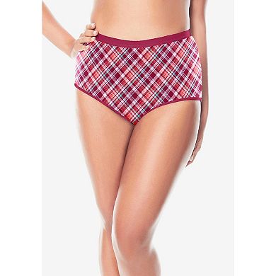 Comfort Choice Plus Size Cotton Brief 5-Pack