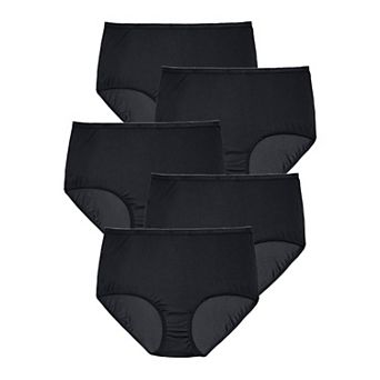 Comfort Choice Plus Size Cotton Brief 5-Pack