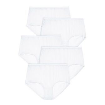 Comfort Choice Plus Size Cotton Brief 5-Pack
