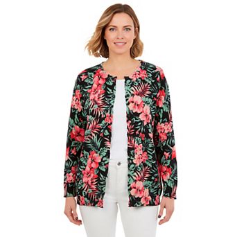 Woman Within Plus Size Perfect Long-Sleeve Cardigan Sweater