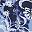 Navy Floral Tie Dye