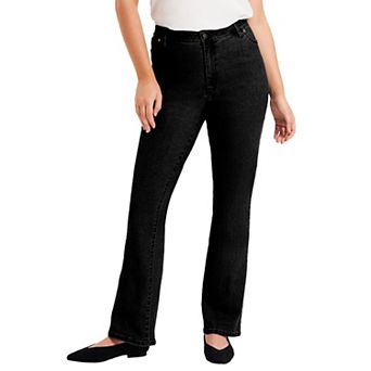 June + Vie Women's Plus Size June Fit Bootcut Jeans