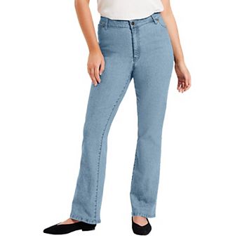June + Vie Women's Plus Size June Fit Bootcut Jeans