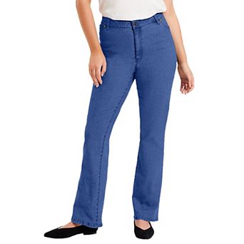 June + Vie Women's Plus Size June Fit Bootcut Jeans