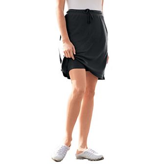 Woman Within Plus Size Sport Knit Skort