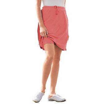 Woman Within Plus Size Sport Knit Skort