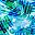 Bright Blue Palm