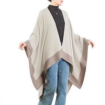 Women's Karla Hanson Reversible Poncho Shawl