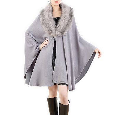 Women's Karla Hanson Faux Fur Shawl
