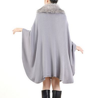 Women's Karla Hanson Faux Fur Shawl