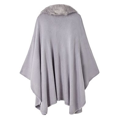 Women's Karla Hanson Faux Fur Shawl