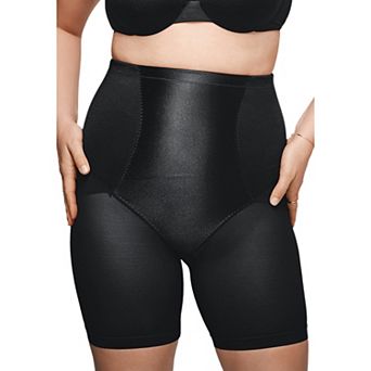 Secret Solutions Women's Plus Size Power Shaper Firm Control Long Leg Shaper