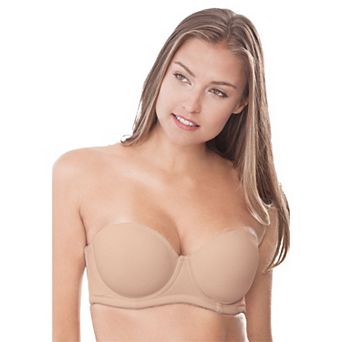 Comfort Choice Women's Plus Size Convertible Strapless Underwire Bra