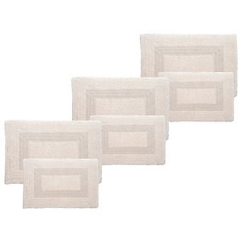 Lavish Home 6 pc Cotton Bathroom Rug Set