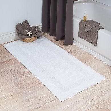Lavish Home 3-Piece Plush Cotton Bath Rug Set