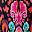Black Boho Ikat