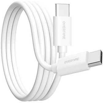 Overtime 6ft USB Type C Charging Cable for iPhone 15, Samsung, Pixel, and More (OTDCUSBCTC6)