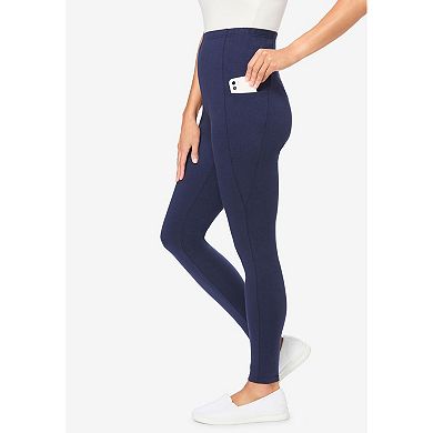 Woman Within Plus Size Pocket Legging