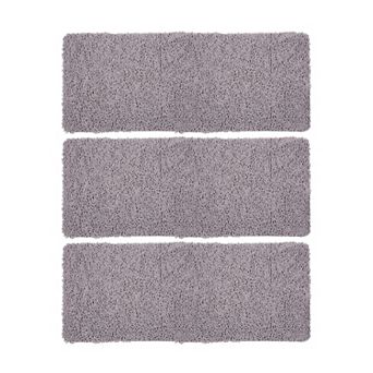 Lavish Home 3 pc Chenille Bathroom Rugs Set