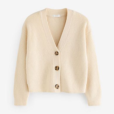 Girls 4-12 NEXT Boxy Cardigan