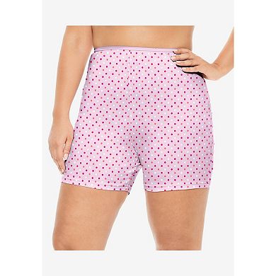 Comfort Choice Plus Size Stretch Cotton Boxer 3-Pack