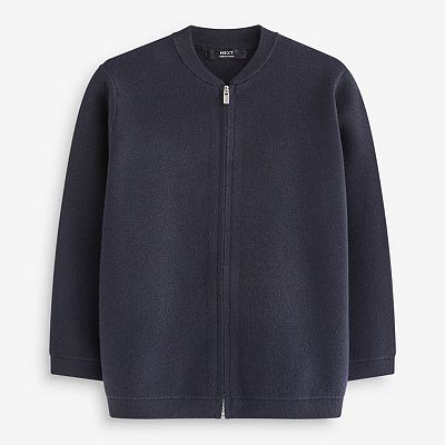【BAON】[BOY] Cabit knit zip-up cardigan Gioberti Boy's Full Zip Cardigan Sweater, Black – GIOBERTI