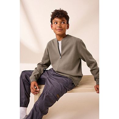 Boys 4-12 NEXT Zip Through Knit Sweater