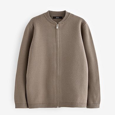 Boys 4-12 NEXT Zip Through Knit Sweater