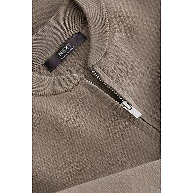 Boys 4-12 NEXT Zip Through Knit Sweater