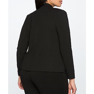 ELOQUII Women's Plus Size The Ultimate Stretch One Button Blazer