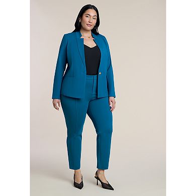 ELOQUII Women's Plus Size The Ultimate Stretch One-Button Blazer