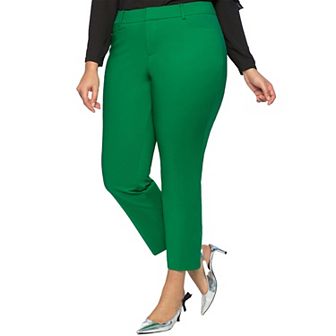 Eloquii Women's Plus Size Kady Fit Double-weave Pant