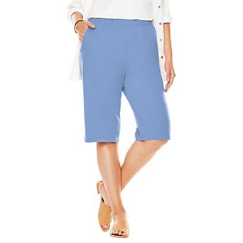 Woman Within Plus Size 7-Day Knit Bermuda Shorts
