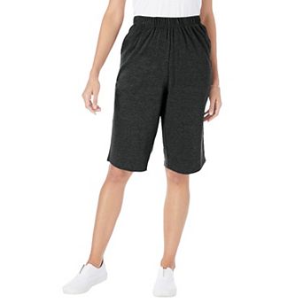 Woman Within Plus Size 7-Day Knit Bermuda Shorts