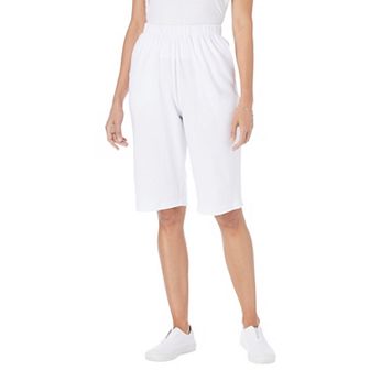 Woman Within Plus Size 7-Day Knit Bermuda Shorts