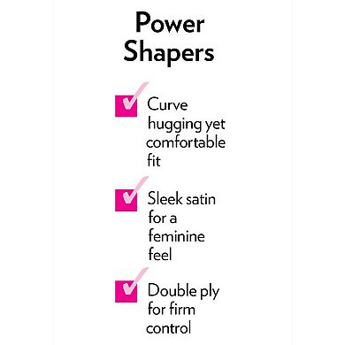 Secret Solutions Women's Plus Size Power Shaper Firm Control High Waist Shaping Brief