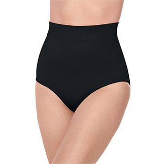 Secret Solutions Women's Plus Size Power Shaper Firm Control High Waist Shaping Brief