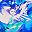 Blue Underwater Floral