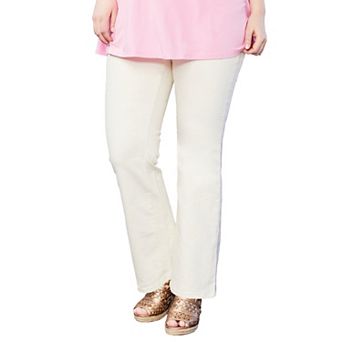 June & Vie Women's Plus Size Curvie Fit Bootcut Jeans