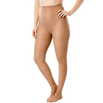 Comfort Choice Women's Plus Size 2-Pack Control Top Tights