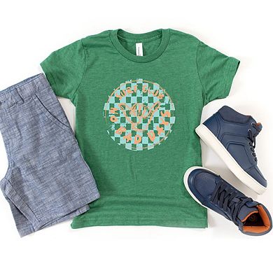 Surf Club Checkered Youth Short Sleeve Graphic Tee