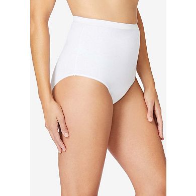 Comfort Choice Plus Size Cotton Incontinence Brief 2-Pack