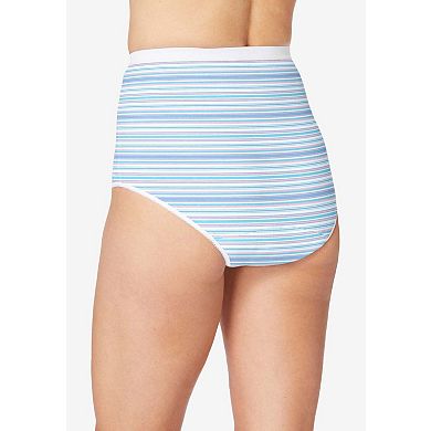 Comfort Choice Plus Size Cotton Incontinence Brief 2-Pack