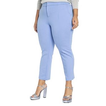 ELOQUII Women's Plus Size Petite The Ultimate Stretch Slim Leg Pant