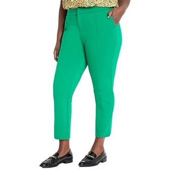 ELOQUII Women's Plus Size Petite The Ultimate Stretch Slim Leg Pant