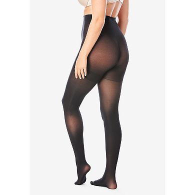 Comfort Choice Women's Plus Size 2-pack Smoothing Tights