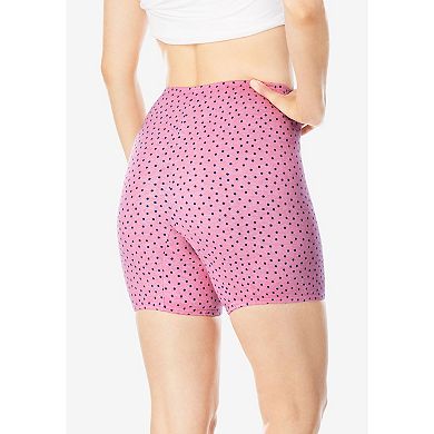 Comfort Choice Plus Size Cotton Bloomer 3-Pack