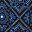 Dark Blue Medallion