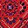 Deep Red Medallion
